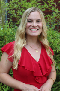 Porträt von Maria Müller, Voristzende der Landjugend Rheinland-Nassau